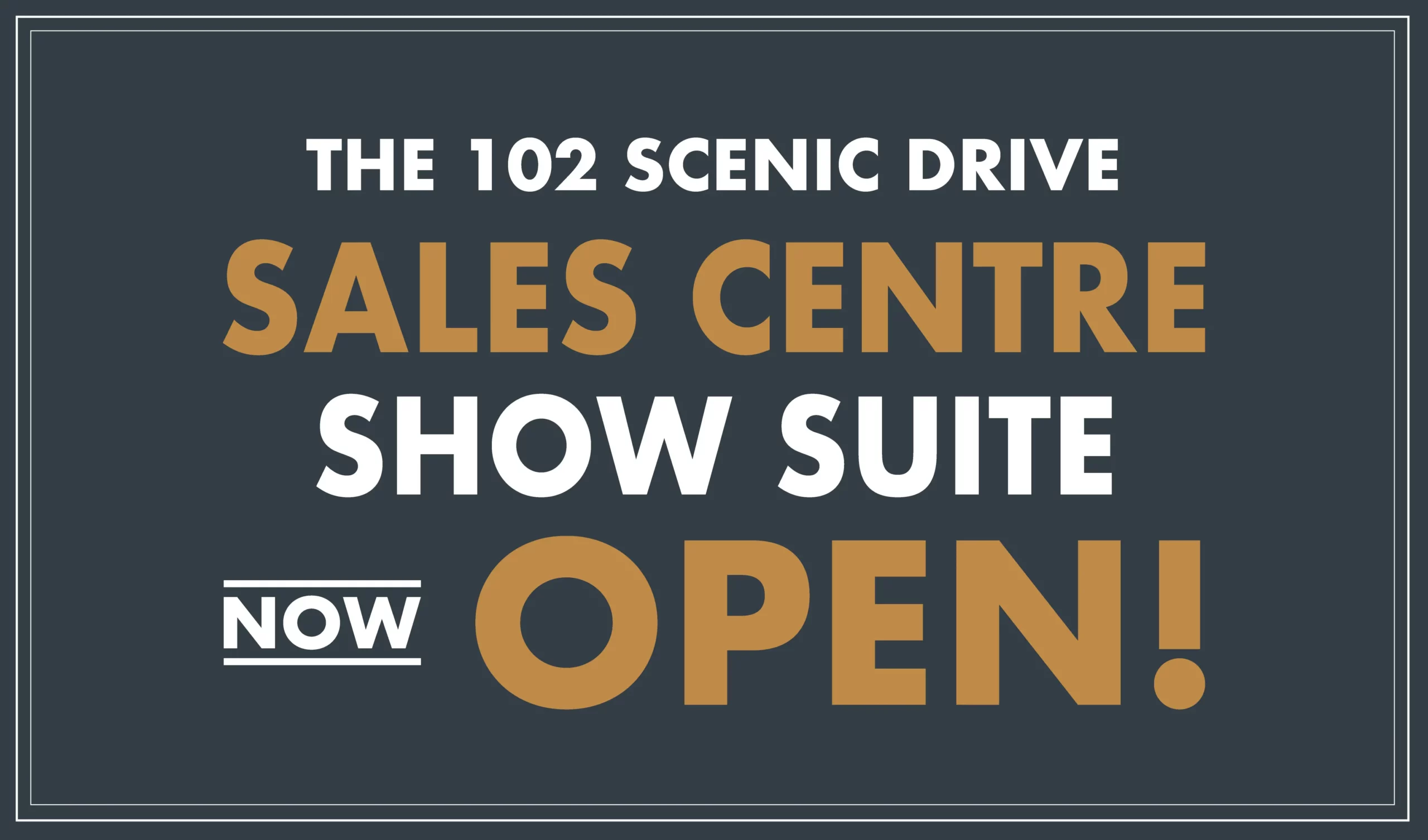 102 Sales Centre is moving